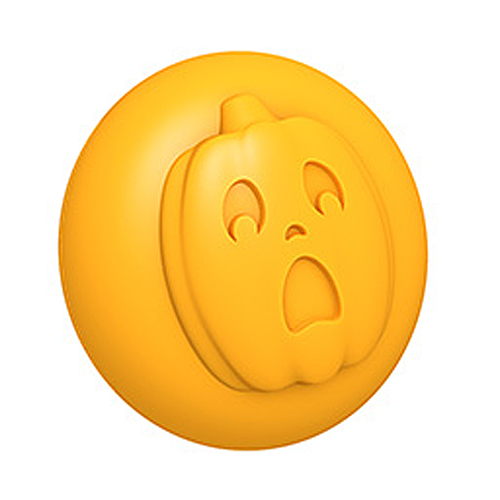 3d Scared Pumpkin Mold