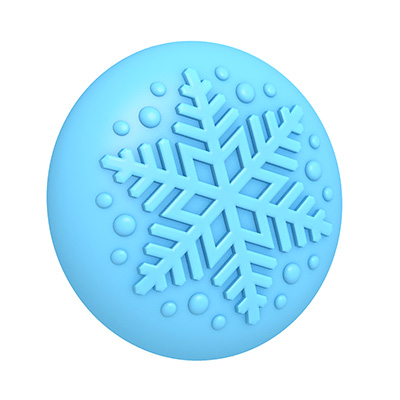 Winter Snowflake 3D Mold 