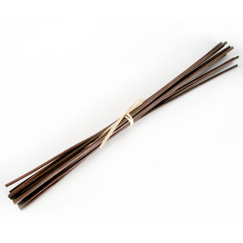 12" Brown Reeds (with raffia)