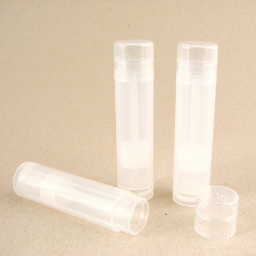 Clear Chapstick Tubes