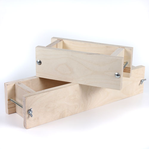 2 lb and 4 lbs Wooden Log Molds