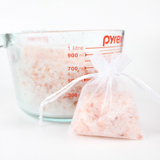 Place salts in a bag