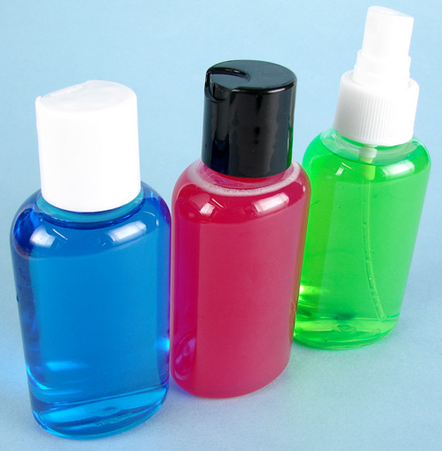 Little 3 oz bottles perfect for travel
